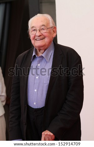VENICE, ITALY - SEPTEMBER 05: Director Andrzej Wajda attends \'Walesa. Man of Hope\' Photocall during The 70th Venice  Film Festival at the Palazzo Del Casino on September 5, 2013 in Venice, Italy