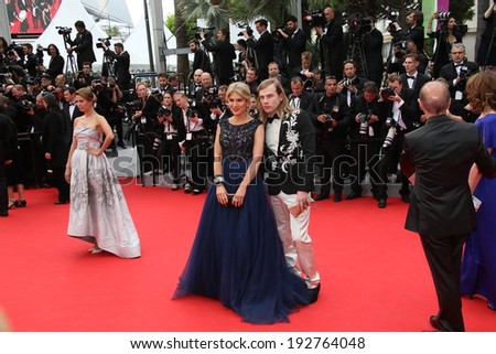 CANNES, FRANCE - MAY 14:  Models attend the opening ceremony and \'Grace of Monaco\' premiere at the 67th Annual Cannes Film Festival on May 14, 2014 in Cannes, France.