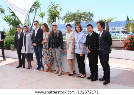 CANNES, FRANCE - MAY 14: Jury member Carole Bouquet attends the Jury photocall during the 67th Annual Cannes Film Festival on May 14, 2014 in Cannes, France.