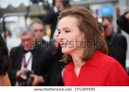 CANNES, FRANCE - MAY 25: Jury member Carole Bouquet attends the red carpet for the Palme D\'Or winners at the 67th Annual Cannes Film Festival on May 25, 2014 in Cannes, France.