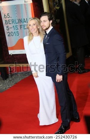 BERLIN, GERMANY - FEBRUARY 11: Jamie Dornan, Sam Taylor-Johnson attend the \'Fifty Shades of Grey\' premiere during the 65th Berlinale Festival at Zoo Palast on February 11, 2015 in Berlin, Germany.