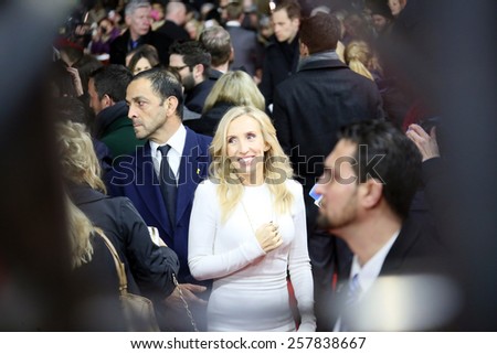 BERLIN, GERMANY - FEBRUARY 11:   Sam Taylor-Johnson attends the \'Fifty Shades of Grey\' premiere during the 65th Berlinale Festival at Zoo Palast on February 11, 2015 in Berlin, Germany.