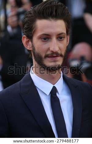 CANNES, FRANCE - MAY 18:  Pierre Niney attends the Premiere of \'Inside Out\' during the 68th annual Cannes Film Festival on May 18, 2015 in Cannes, France.