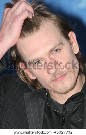 BERLIN - FEBRUARY 15: French actor Guillaume Depardieu attends a photocall to promote the movie \'Don\'t Touch The Axe\' during the 57th Berlin  Film Festival  on February 15, 2007 in Berlin, Germany