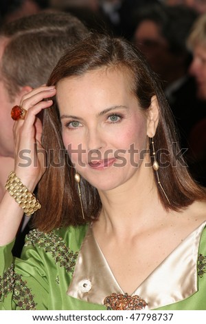 CANNES, FRANCE - MAY 11: French actress Carole Bouquet attends the premiere for the film \'Lemming\' at Le Palais de Festival  of the 58th  Cannes Film Festival May 11, 2005 in Cannes, France