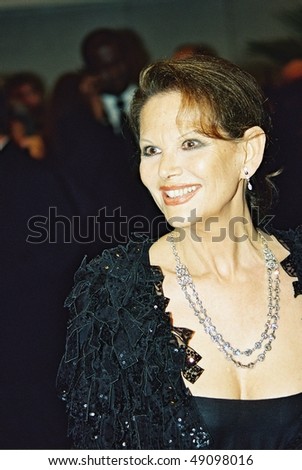 CANNES, FRANCE - MAY 15: Italian actress Claudia Cardinale arrives for the opening ceremony at the 55th International Film Festival May 15, 2002 in Cannes, France