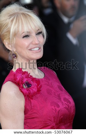 CANNES, FRANCE - MAY 14:Ellen Barkin    attends the  \'Wall Street: Money Never Sleeps\' held at the Palais during the 63rd   Cannes Film Festival on May 14, 2010 in Cannes, France.