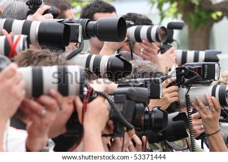CANNES, FRANCE - MAY 17: Photographers attend a Photo Call held at the Palais des Festivals during the 63rd  Cannes Film Festival on May 17, 2010 in Cannes, France