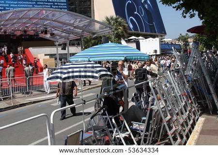 CANNES, FRANCE - MAY 21: Palais des Festivals during the 63rd Cannes Film Festival on May 21, 2010 in Cannes, France