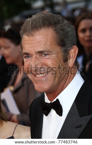 CANNES, FRANCE - MAY 17:  Mel Gibson  attend \'The Beaver\' Premiere during the 64th Cannes Film Festival at Palais des Festivals on May 17, 2011 in Cannes, France.