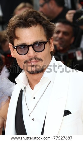 CANNES, FRANCE - MAY 14: Actor Johnny Depp attends the 'Pirates of the Caribbean: On Stranger Tides' premiere at the Palais during the 64th Cannes Film Festival on May 14, 2011 in Cannes, France.