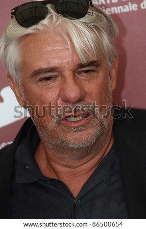 VENICE, ITALY - SEPTEMBER 08:  Ricky Tognazzi poses at the \'My Name Is Sid\' & \'Tutta Colpa della Musica\' photocall during the 68th Venice  Festival at Palazzo  on September 8, 2011 in Venice, Italy.