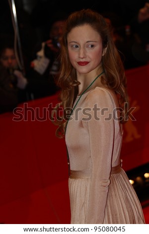 BERLIN, GERMANY - FEBRUARY 12: Andrea Riseborough attends the \'Shadow Dancer\' Premiere during  of the 62nd Berlin Film Festival at the Berlinale Palast on February 12, 2012 in Berlin, Germany.