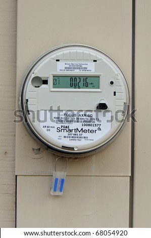 Northern California 2011.  PG&E (utility co) installs electric SmartMeters on residential and commercial buildings.  SmartMeters monitor energy quality and provide real time energy consumption data.