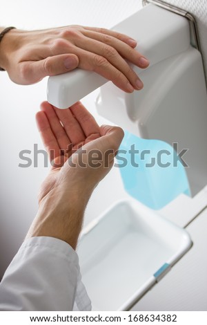 disinfect hands