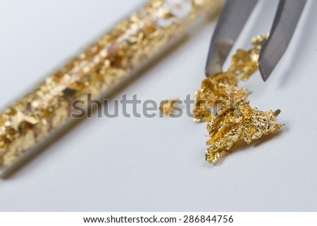 gold leaf pieces