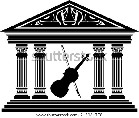 concert hall. vector illustration
