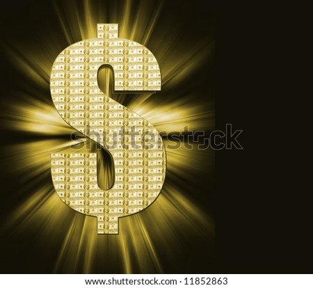 Golden Money Symbol