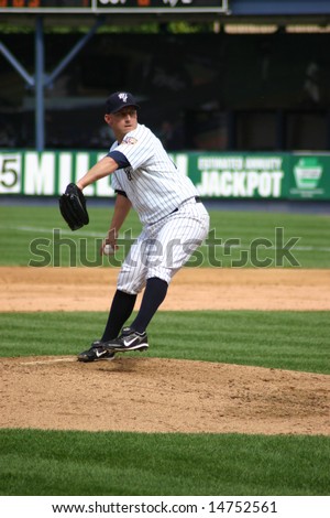 Baseball pitcher, June 29, 2008 Scranton, Pa minor league baseball