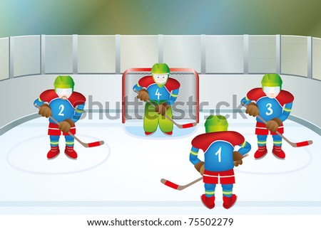Hockey illustration