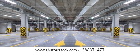 Similar – Image, Stock Photo parking lot lighting