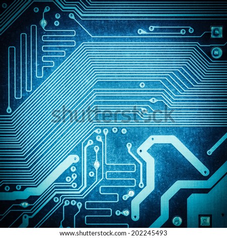 circuit board texture closeup ,tech industrial electronic background