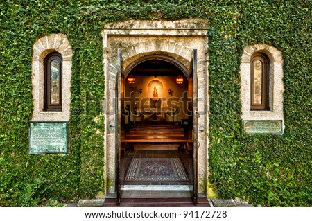 Chapel at the Mission of Nombre de Dios in St. Augustine, Florida