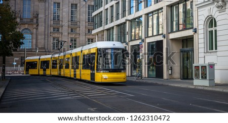 Similar – Image, Stock Photo bicycle traffic light Berlin shows red