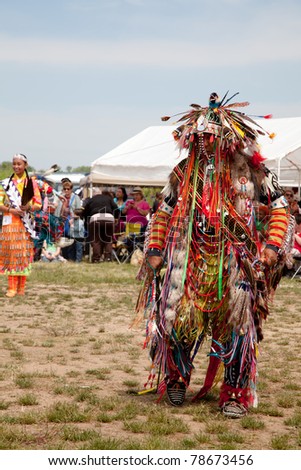 BROOKLYN, NY - JUNE 4: Powwow Native American Festival at Floyd Bennett Field on June 4, 2011 in Brooklyn, NY.  The festival attracts over 500 Native American artists, singers and dancers.