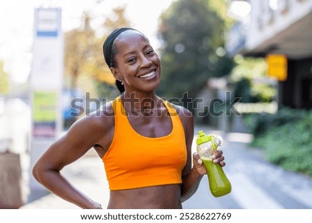 Similar – Image, Stock Photo Joga life happines content