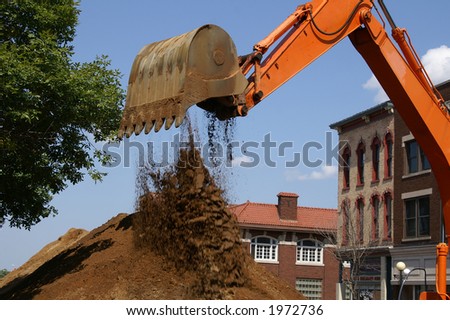 Earth Moving Excavator