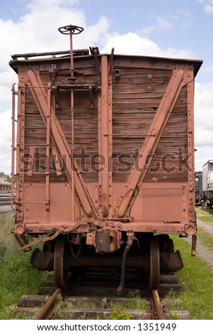 Old Boxcar Stock Photo 1351949 : Shutterstock