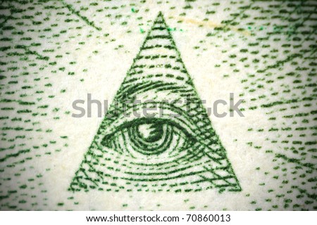 all seeing eye from a 1 dollar bill