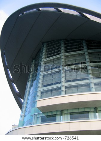 Architecture structure of Hong Kong Convention and Exhibition Centre