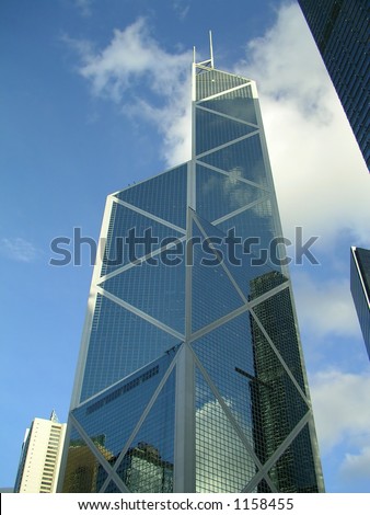 Architecture Bank of China Tower in Hong Kong