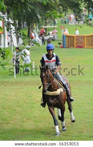 HONG KONG - AUGUST 11: Magni Fabio of Italy participates in Eventing Cross-Country, Olympic Equestrian Events August 11, 2008 in Hong Kong, China