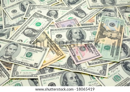 US paper currencies