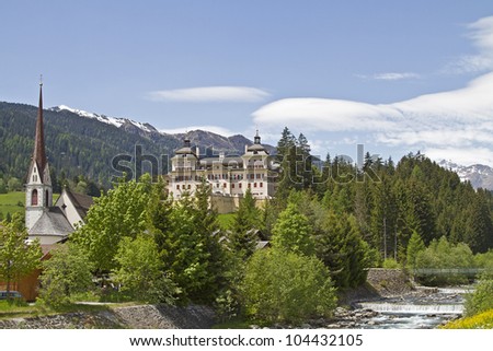 Hunting lodge  Wolfsthurn in South Tyrol