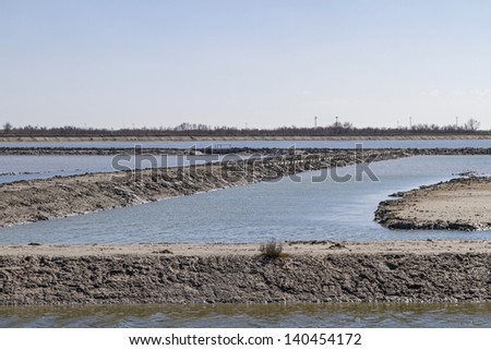 land reclamation in Po delta