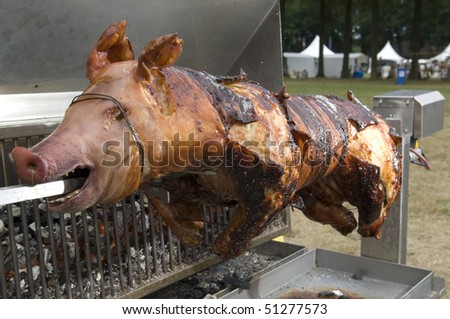 Roasted pig