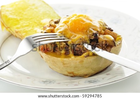stuffed squash with cheese
