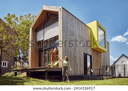 Similar – Image, Stock Photo wooden house Wooden house