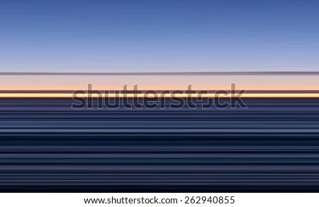 Abstract sea, horizon, sky, stripes