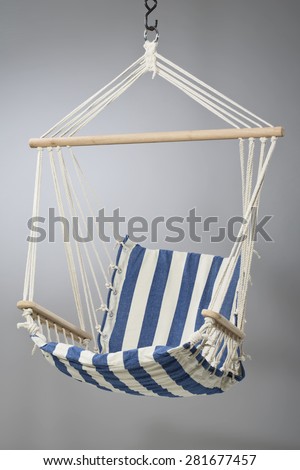 Hammock chair with arm rest