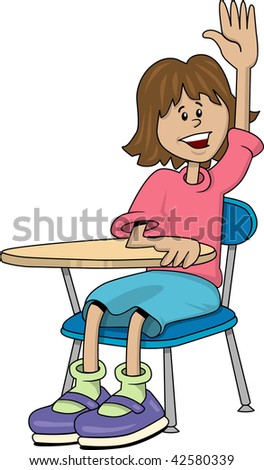 Girl Student Stock Vector Illustration 42580339 : Shutterstock