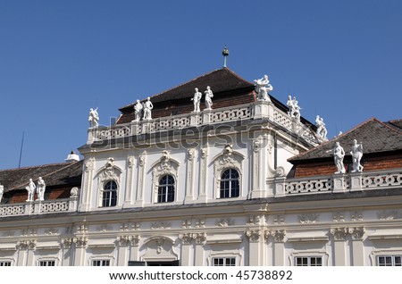 The lower Belvedere palace in Belvedere park.  Vienna, Austria.
