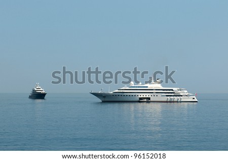 MONTE CARLO, MONACO - MAY 23, 2011: One of the worlds top mega yacht \