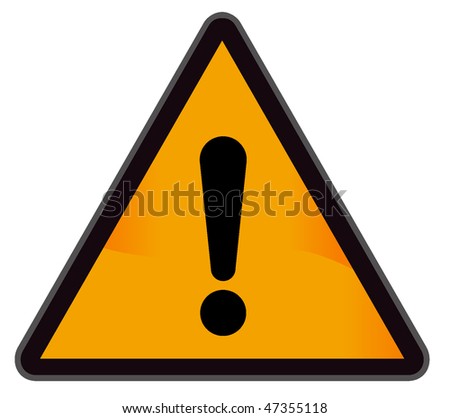 Industrial Warning Signs Alarm Stock Vector Illustration 47355118 ...