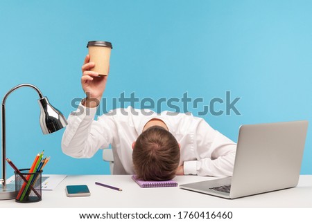 Similar – Image, Stock Photo Shot of a tired senior woman using a mobile phone