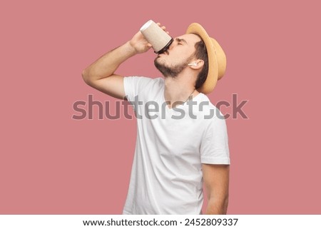 Similar – Image, Stock Photo Shot of a tired senior woman using a mobile phone